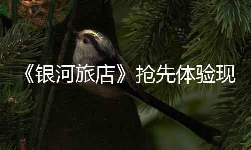 体验抢先银店正式河旅现已上线
