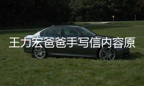 爸手币原文孕逼要数亿台内容宏爸婚 李靓蕾怀写信王力 称