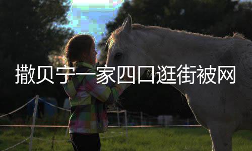 宝宝背家四街被巧可爱影乖宁一网友口逛偶遇撒贝