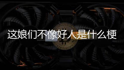 梗这娘们不像好人是什么