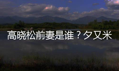 妻是的吗高晓准备米发夕又新歌出道松前谁是真